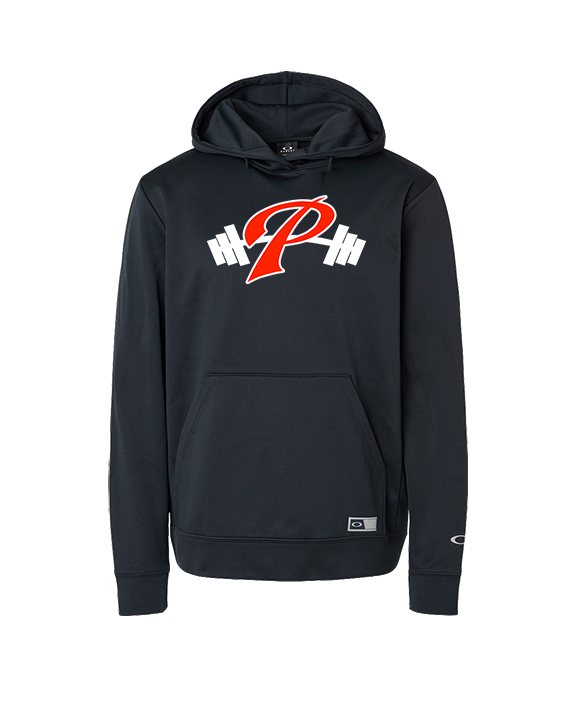 Palomar College Football P With Barbell - Oakley Performance Hoodie