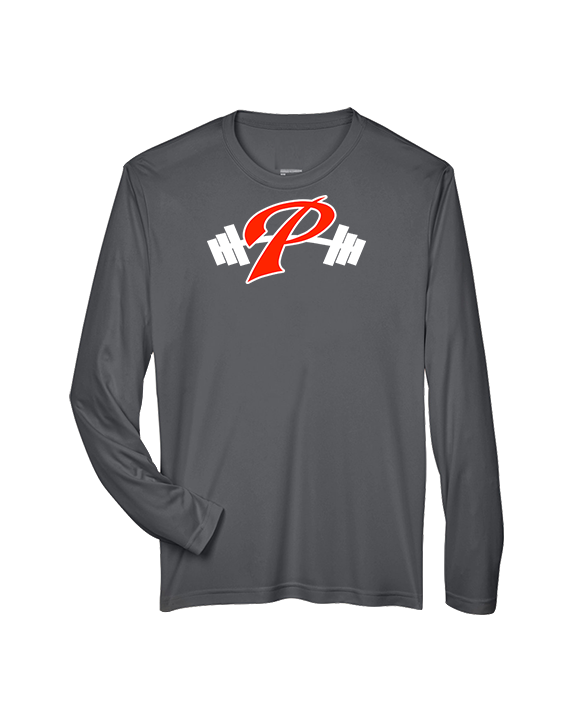 Palomar College Football P With Barbell - Performance Longsleeve
