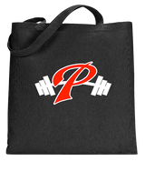 Palomar College Football P With Barbell - Tote