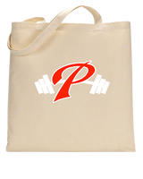Palomar College Football P With Barbell - Tote