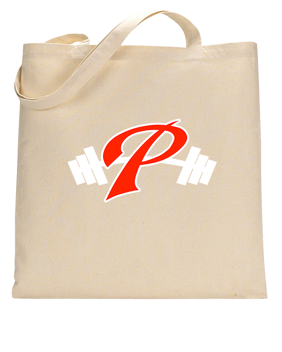 Palomar College Football P With Barbell - Tote