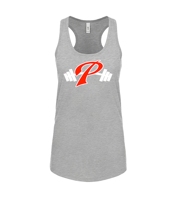 Palomar College Football P With Barbell - Womens Tank Top