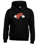 Palomar College Football P With Barbell - Youth Hoodie