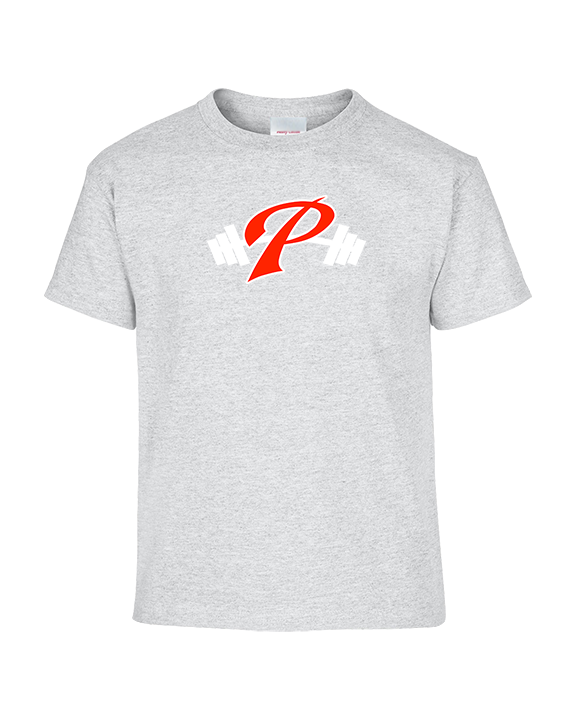 Palomar College Football P With Barbell - Youth Shirt