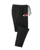 Palomar College Football P With Barbell Black Stroke - Cotton Joggers