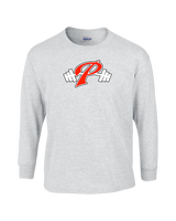 Palomar College Football P With Barbell Black Stroke - Cotton Longsleeve