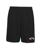 Palomar College Football P With Barbell Black Stroke - Mens 7inch Training Shorts