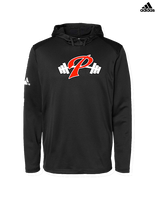 Palomar College Football P With Barbell Black Stroke - Mens Adidas Hoodie