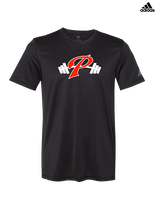 Palomar College Football P With Barbell Black Stroke - Mens Adidas Performance Shirt