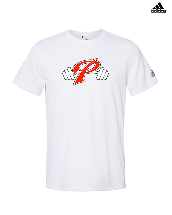 Palomar College Football P With Barbell Black Stroke - Mens Adidas Performance Shirt