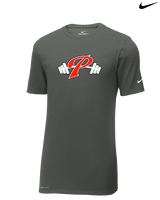 Palomar College Football P With Barbell Black Stroke - Mens Nike Cotton Poly Tee