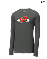 Palomar College Football P With Barbell Black Stroke - Mens Nike Longsleeve