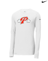 Palomar College Football P With Barbell Black Stroke - Mens Nike Longsleeve