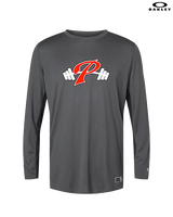 Palomar College Football P With Barbell Black Stroke - Mens Oakley Longsleeve