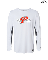 Palomar College Football P With Barbell Black Stroke - Mens Oakley Longsleeve