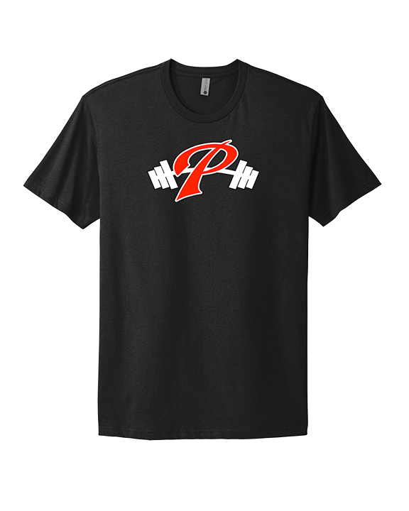 Palomar College Football P With Barbell Black Stroke - Mens Select Cotton T-Shirt