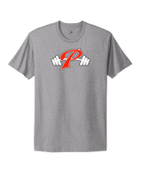 Palomar College Football P With Barbell Black Stroke - Mens Select Cotton T-Shirt
