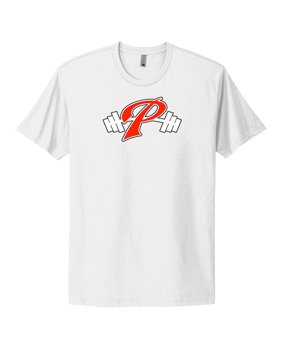 Palomar College Football P With Barbell Black Stroke - Mens Select Cotton T-Shirt