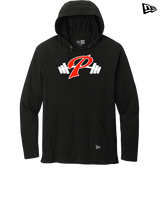 Palomar College Football P With Barbell Black Stroke - New Era Tri-Blend Hoodie