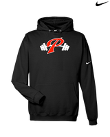 Palomar College Football P With Barbell Black Stroke - Nike Club Fleece Hoodie