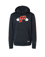Palomar College Football P With Barbell Black Stroke - Oakley Performance Hoodie