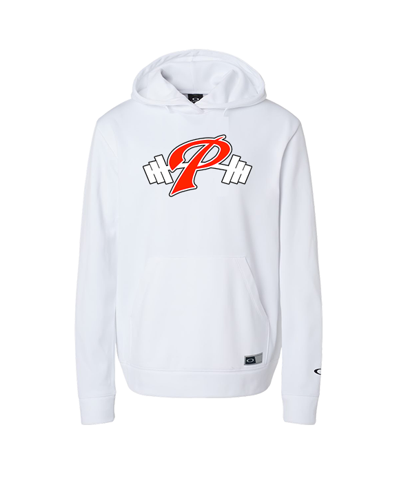 Palomar College Football P With Barbell Black Stroke - Oakley Performance Hoodie