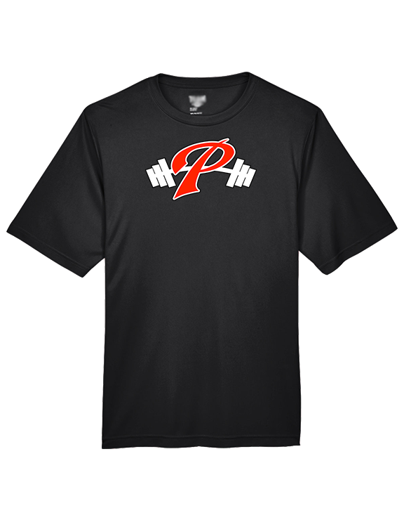 Palomar College Football P With Barbell Black Stroke - Performance Shirt