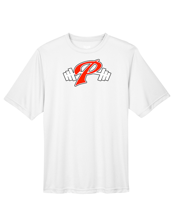 Palomar College Football P With Barbell Black Stroke - Performance Shirt
