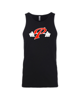 Palomar College Football P With Barbell Black Stroke - Tank Top
