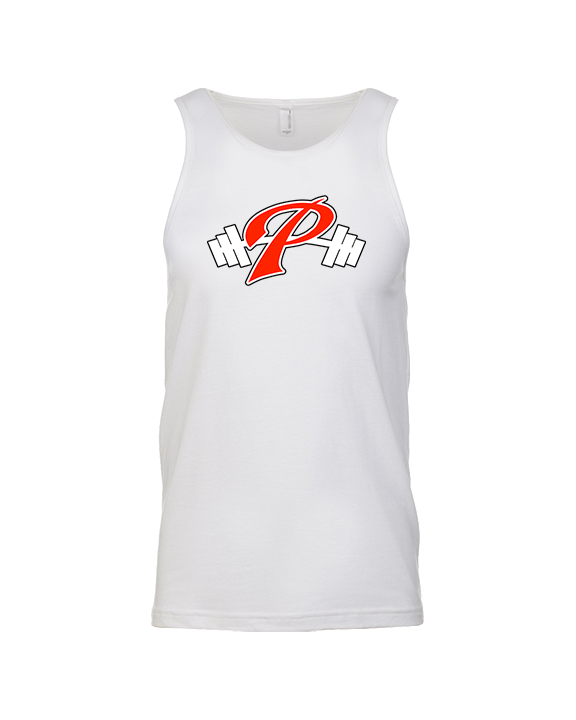 Palomar College Football P With Barbell Black Stroke - Tank Top