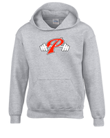 Palomar College Football P With Barbell Black Stroke - Unisex Hoodie