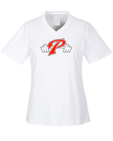 Palomar College Football P With Barbell Black Stroke - Womens Performance Shirt