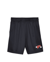 Palomar College Football P With Barbell Black Stroke - Youth Training Shorts