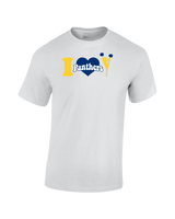 Downers Grove Panthers Heart - Cotton T-Shirt