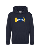 Downers Grove Panthers Heart - Cotton Hoodie