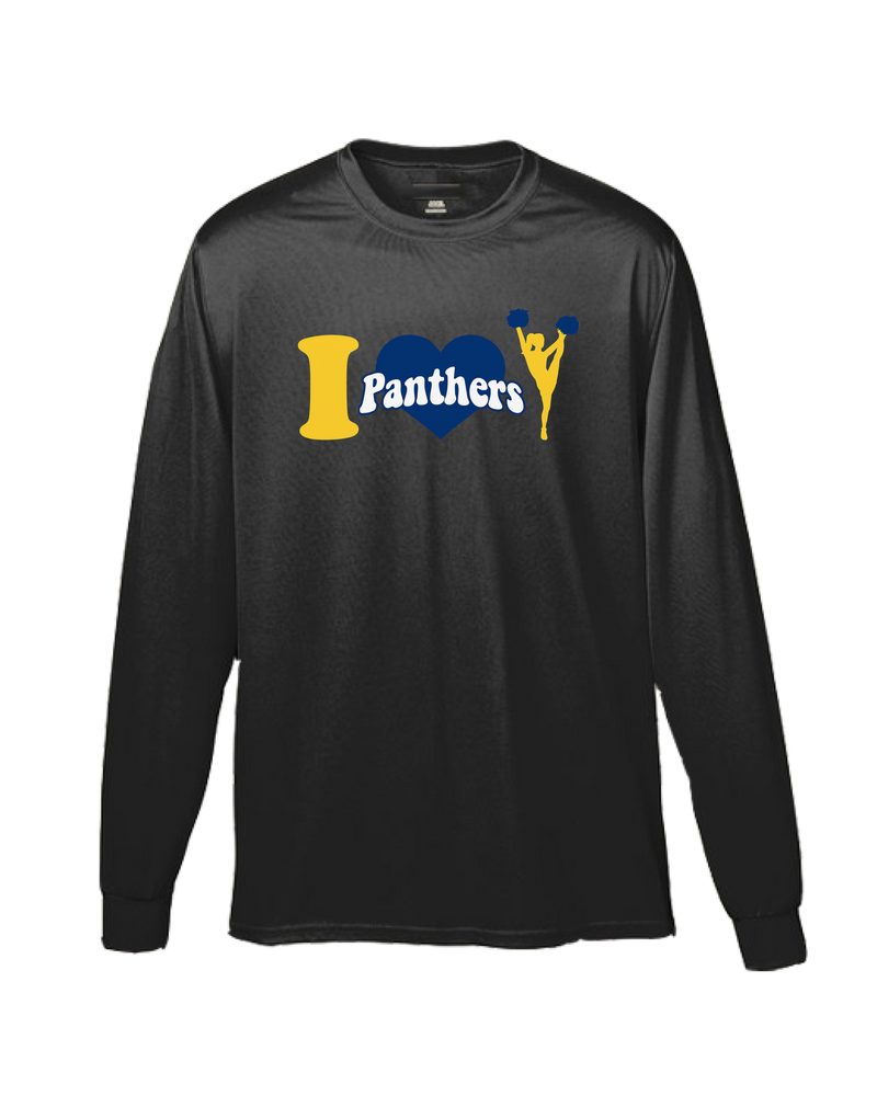 Downers Grove Panthers Heart - Performance Long Sleeve