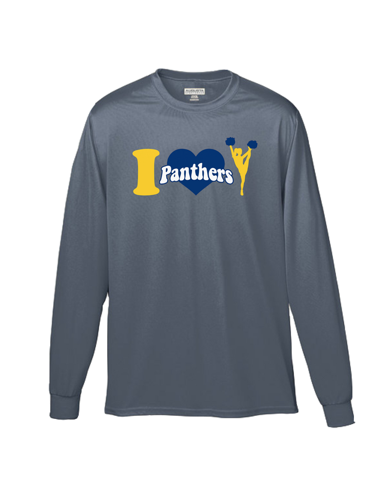 Downers Grove Panthers Heart - Performance Long Sleeve