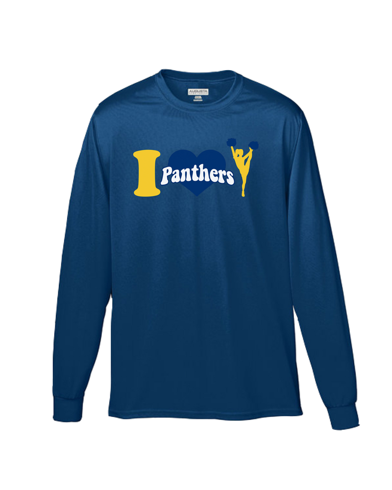 Downers Grove Panthers Heart - Performance Long Sleeve
