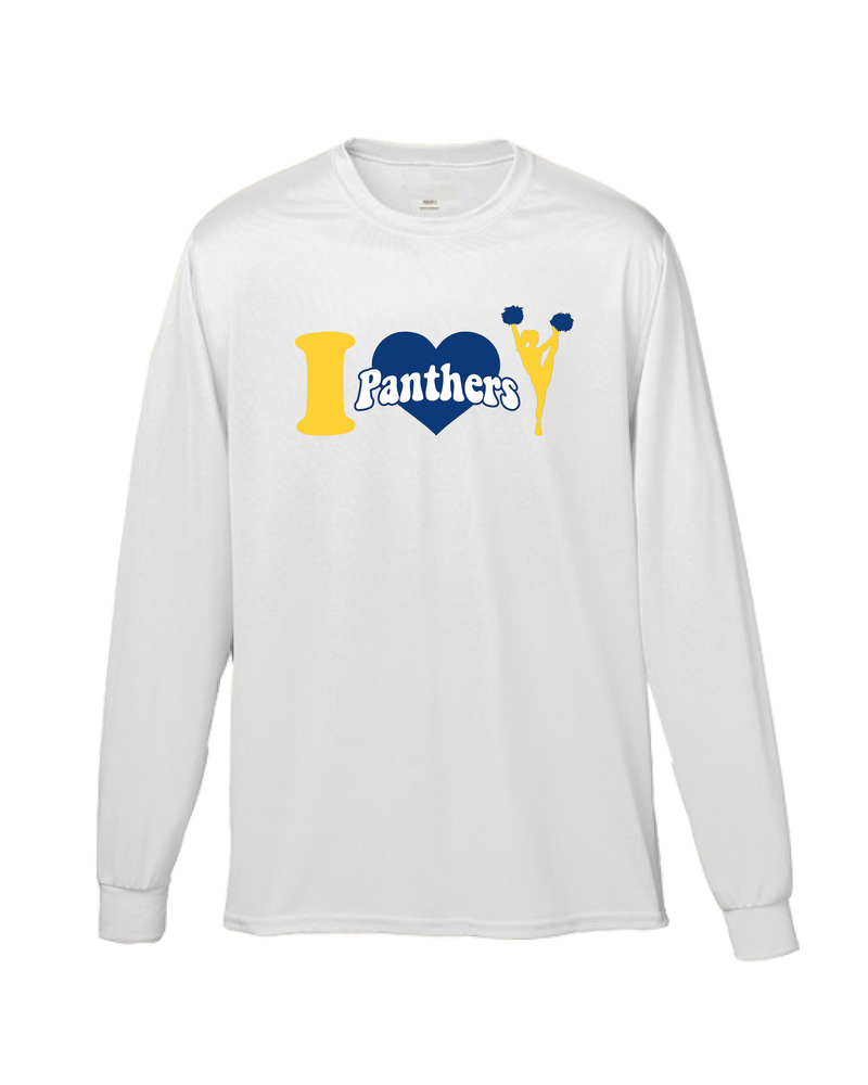 Downers Grove Panthers Heart - Performance Long Sleeve