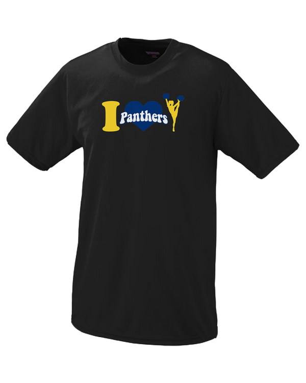 Downers Grove Panthers Heart - Performance T-Shirt