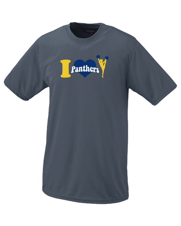 Downers Grove Panthers Heart - Performance T-Shirt