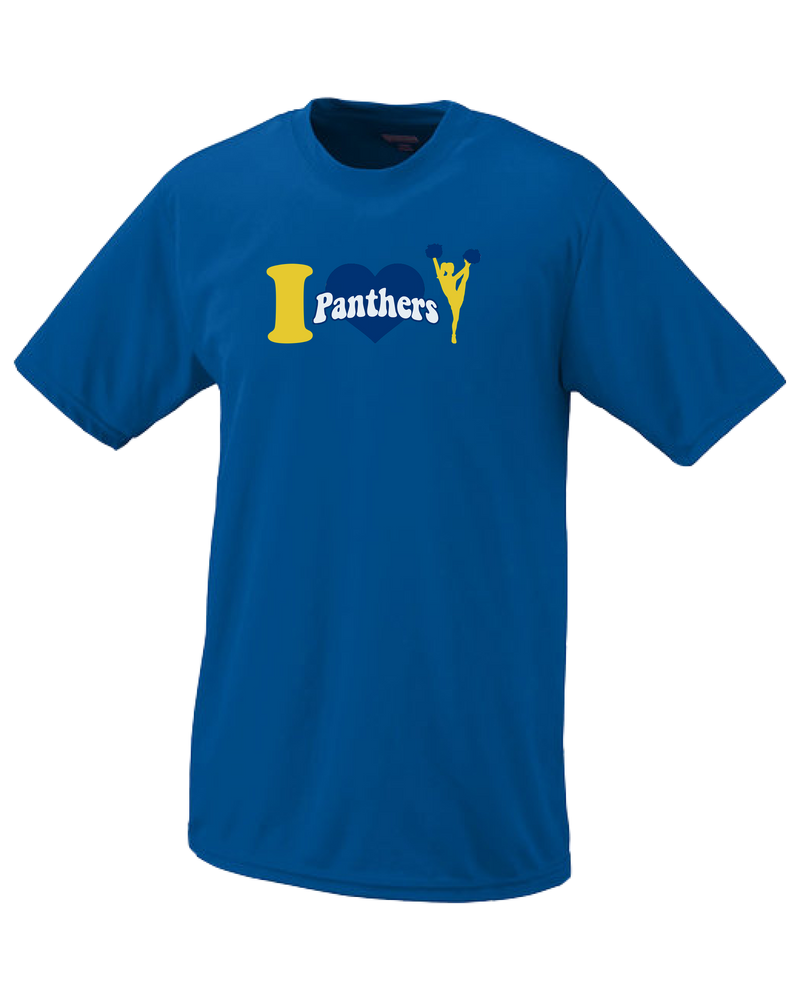 Downers Grove Panthers Heart - Performance T-Shirt