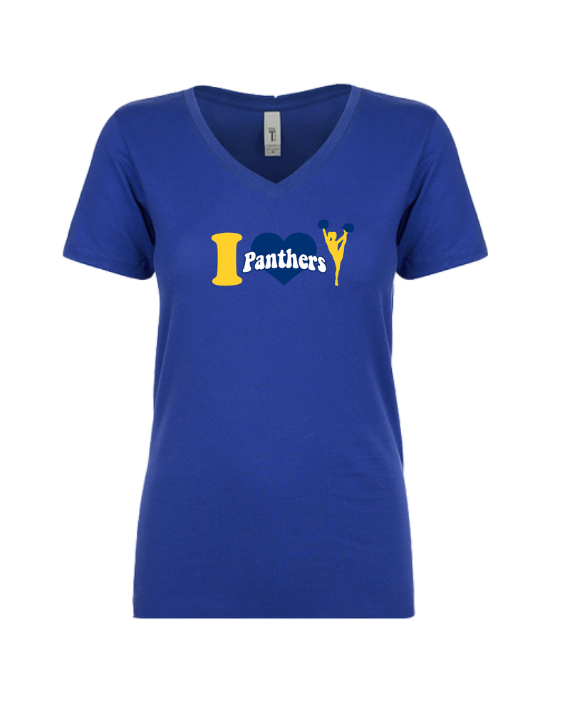 Downers Grove Panthers Heart - Women’s V-Neck