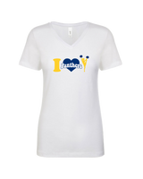 Downers Grove Panthers Heart - Women’s V-Neck