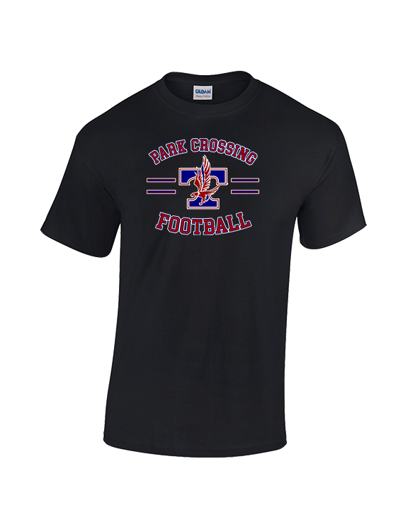Park Crossing HS Football Curve - Cotton T-Shirt