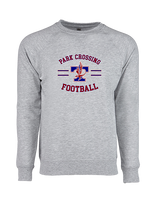 Park Crossing HS Football Curve - Crewneck Sweatshirt