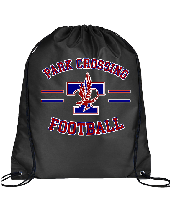 Park Crossing HS Football Curve - Drawstring Bag