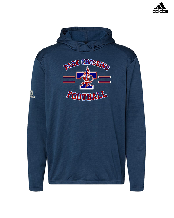 Park Crossing HS Football Curve - Mens Adidas Hoodie
