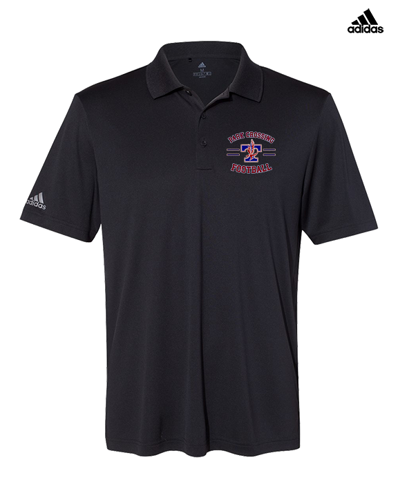 Park Crossing HS Football Curve - Mens Adidas Polo