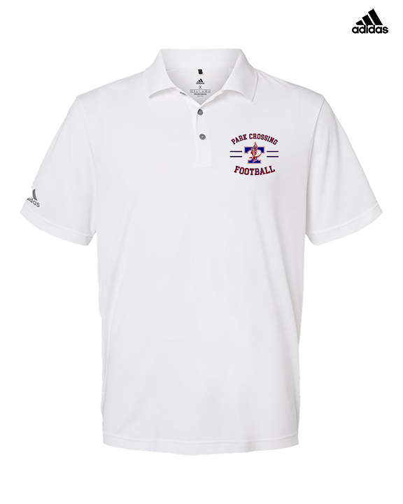 Park Crossing HS Football Curve - Mens Adidas Polo